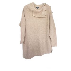 AGB Taupe Knit Tunic Sweater Sz 1X NWT